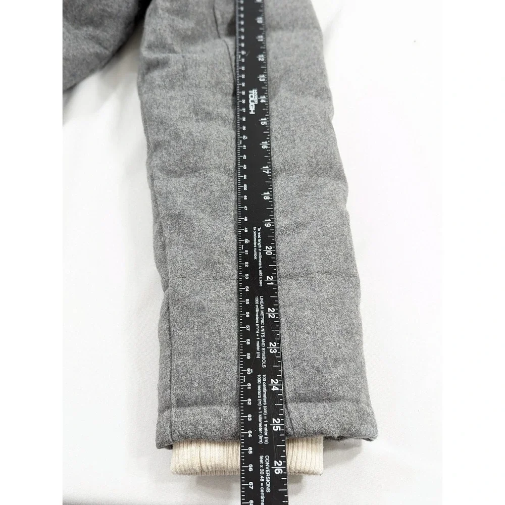 GUESS Double Zip HEAVY coat Double Zip‎ Winter Wool blend SZ. Men's MEDIUM GRAY